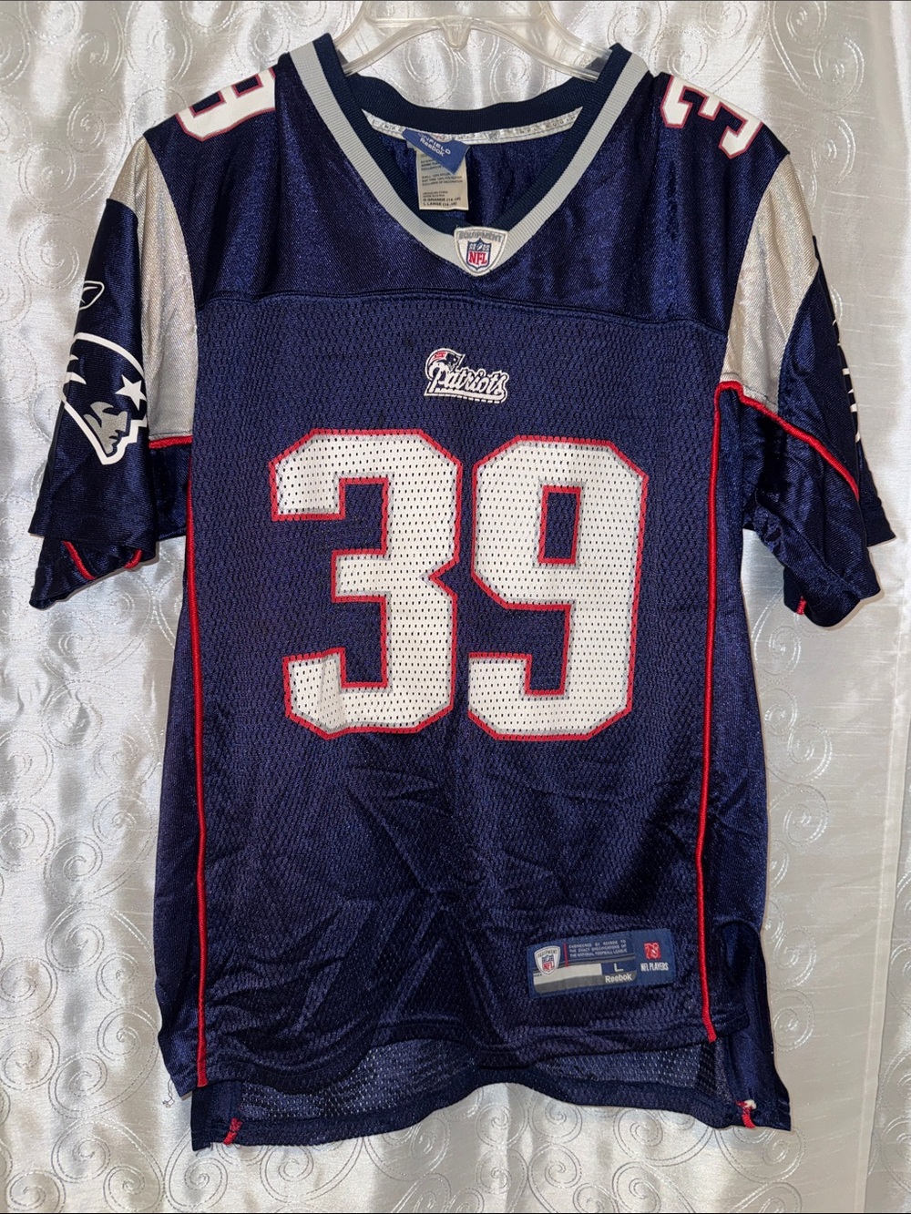 Reebok New England Patriots Danny Woodhead #39 Jersey Youth Size Large 🔥 G2